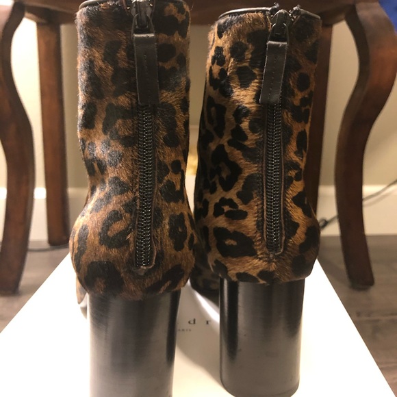 COPY - Sandro 🥇Sacha Leopard Ankle Boots 39 8-8.5 💄✨ - Picture 6 of 9